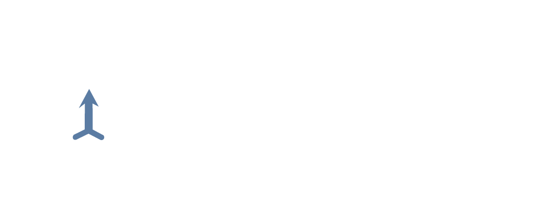 App Aura company logo featuring a blue upward arrow icon.