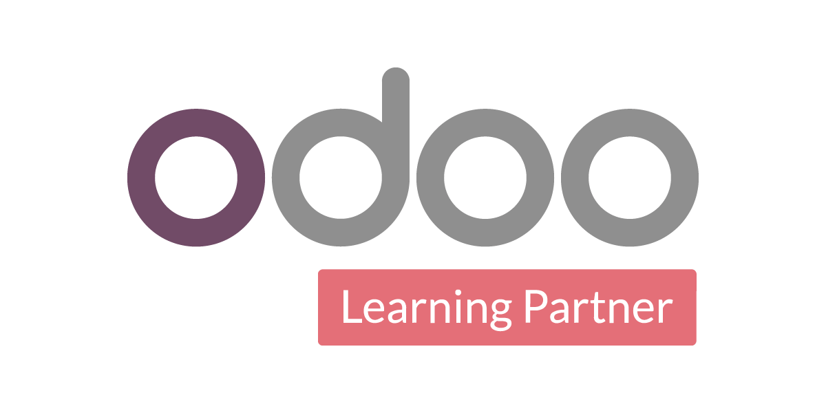 Official Odoo Learning Partner badge representing App Aura's certified expertise in ERP system training and implementation.